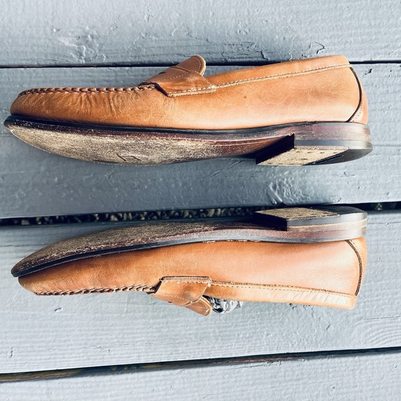 Brooks Brothers Slip-On Penny Loafers Brown Made In Italy Size 11.5 D - Picture 6 of 16